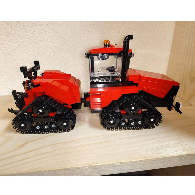 Urban Farming Model - MOC-260750 Urban Farm Landbouwveld Ploegtrekker Bouwsteenmodel,