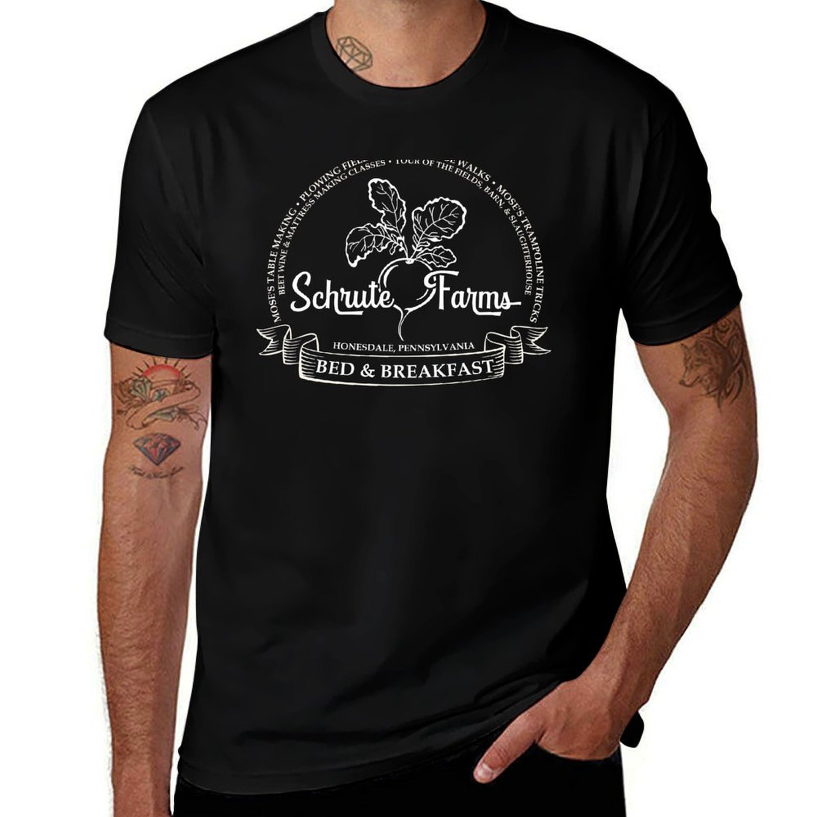 Urban Farming In China - Shrute Farms B&B T-shirt Urban Casual