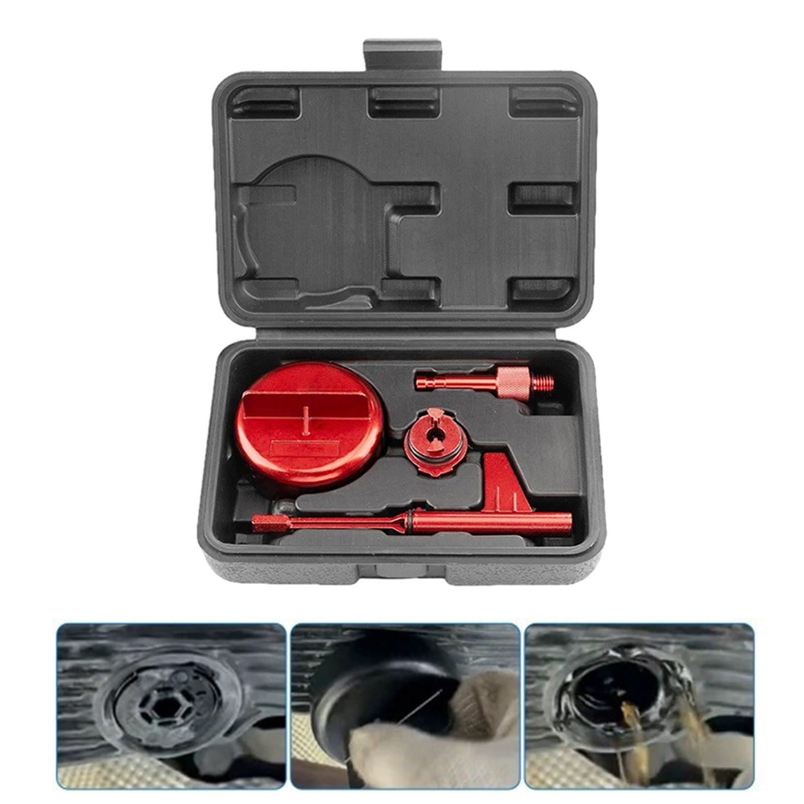 Drain Filler Kit - Complete set transmissieolie-vulgereedschap, hoogwaardige aftapadapterset voor