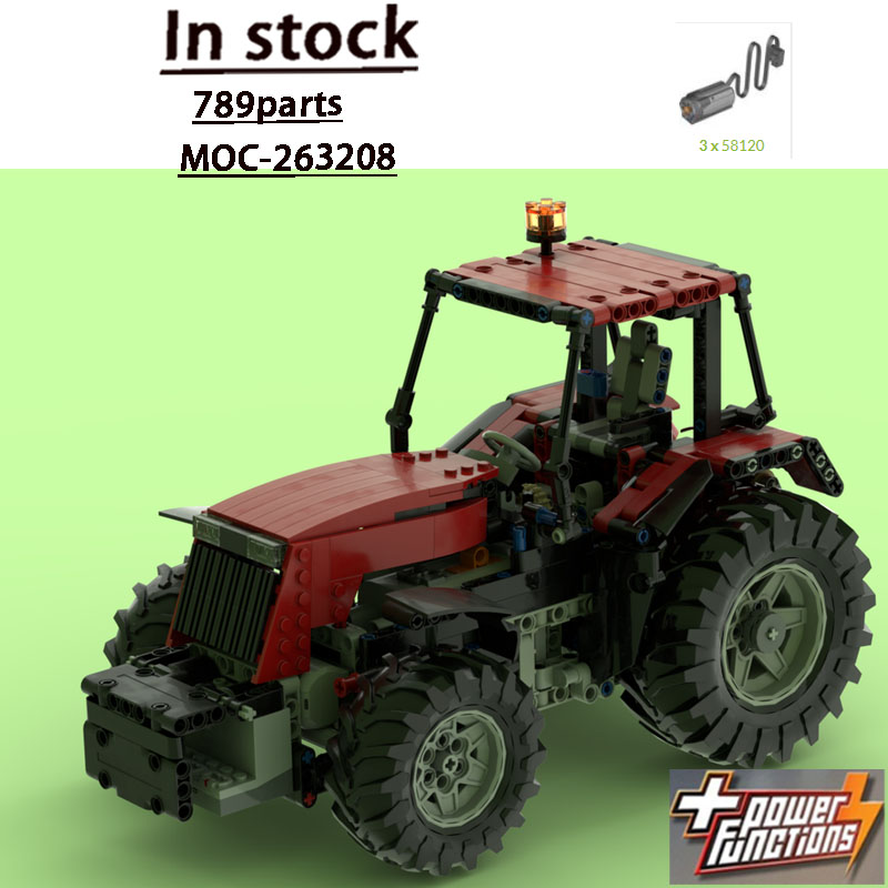 Urban Farming Model - MOC-263208 Nieuwe Urban Farm Rode Tractor
