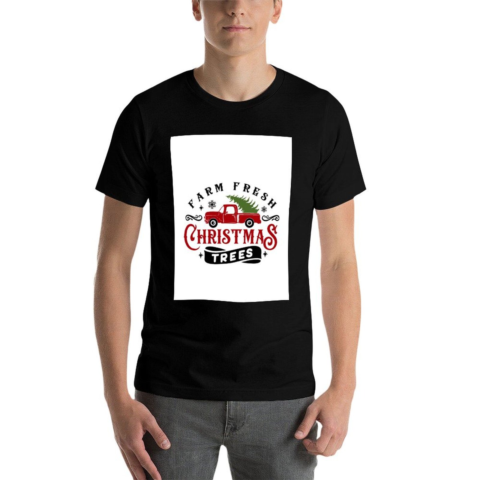 Farm Fresh Kerstbomen T-shirt  - Urban Farming In China recensie en prijs