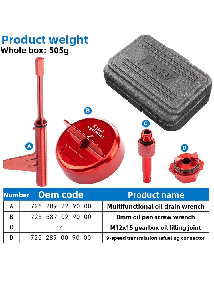 Transmissieolievuller vervangt - Drain Filler Kit recensie en prijs
